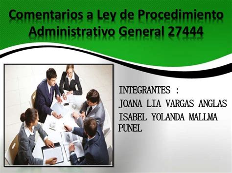 Ley De Procedimiento Administrativo General 27444