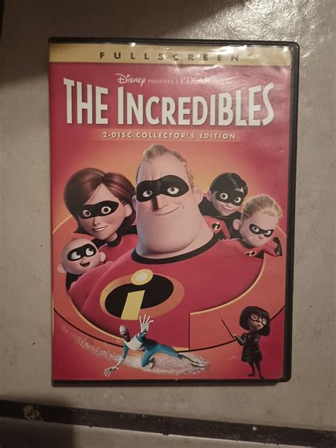 The Incredibles Dvd Disc Set Fullscreen Collectors Edition Ebay