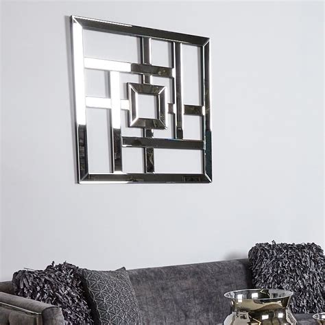 Geometric Mirror Wall Art - Design Ideas