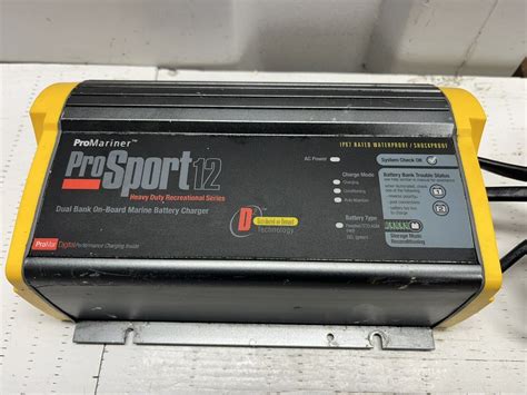 ProMariner Pro Sport 12 Dual Bank On Board Marine Battery Charger EBay