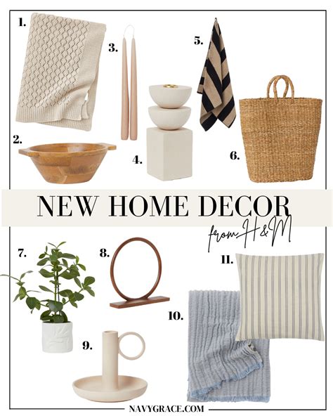 HOME DECOR PIECES FROM H&M | Navy Grace