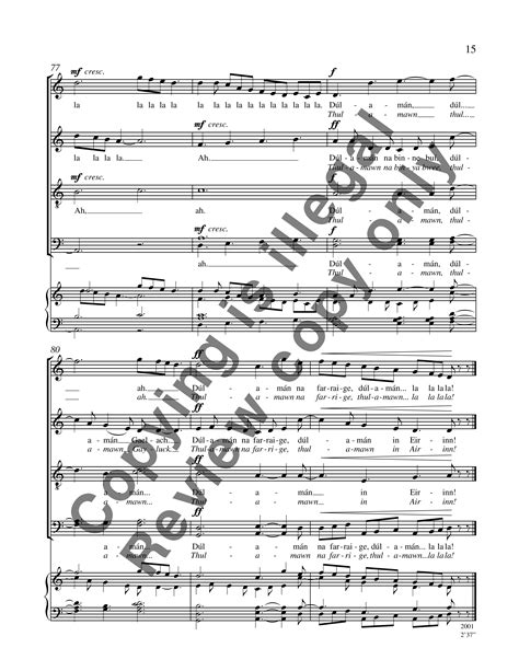 Dulaman Satb By David Mooney Jw Pepper Sheet Music