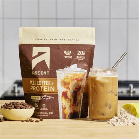 Iced Coffee With Protein Ascent Protein