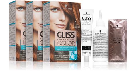 Schwarzkopf Gliss Color farba do włosów Copper Dark Blonde wygodne opakowanie odcień