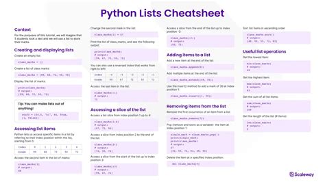 Getting Started With Python Lists And Dictionaries Scaleway Documentation