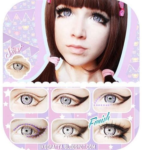 10 Tutoriales De Maquillaje Para Tener Unos Ojos De Anime Es La Moda