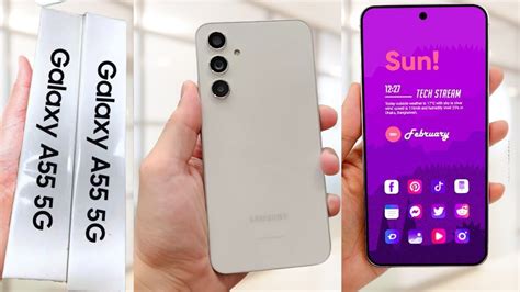 Samsung Galaxy A55 5g Official Hands On First Look Youtube