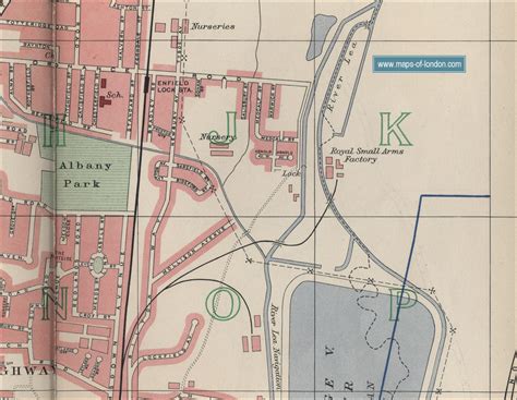 Map Of Enfield Lock London