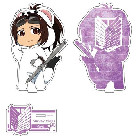 Hanji As A Stoat Anime Anime Chibi Mascot