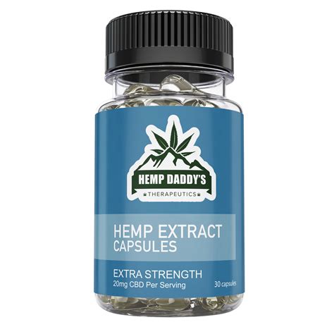 Cbd Hemp Extract Capsules Mg Made With Usda Organic Hemp