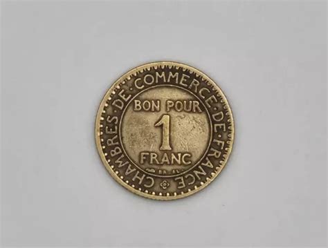 FRANCE Bon Pour 1 Franc 1923 Chambre Du Commerce EUR 4 90