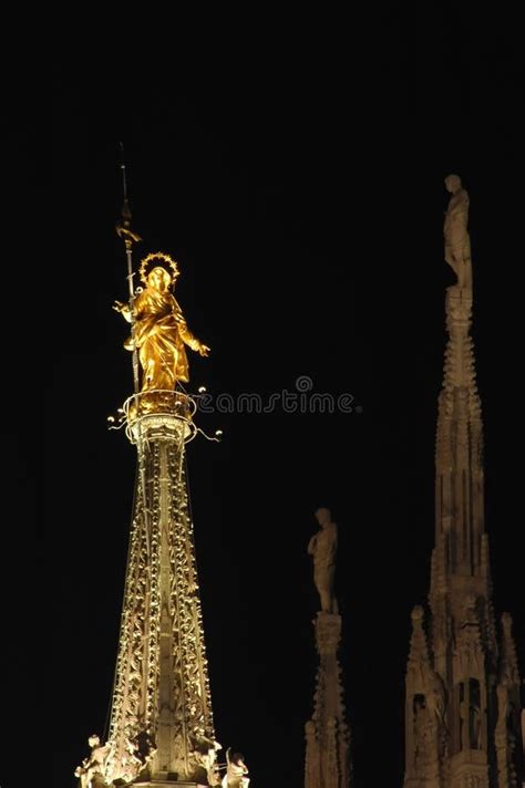 Night at Milan stock image. Image of italy, cathedral - 2066843