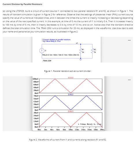 Solved Current Division By Parallel Resistors A Using The Chegg