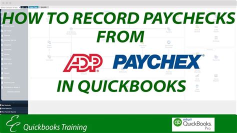 How To Record ADP Paychecks In QuickBooks Online YouTube