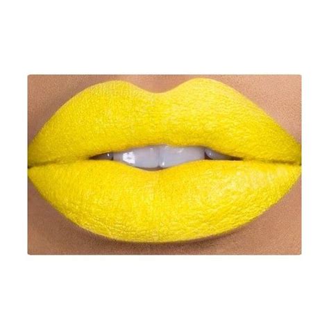 Neon Yellow Lipstick