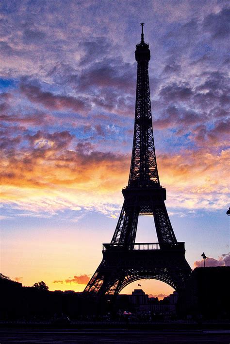 Sunset in Paris Photograph by D Cochener - Fine Art America