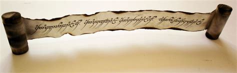 Lord Of The Rings Inscription One Ring Inscription By Yavanna The Art