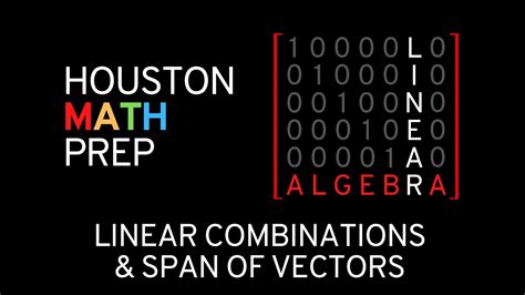 Linear Combinations And Span Of Vectors Linear Algebra Youtube