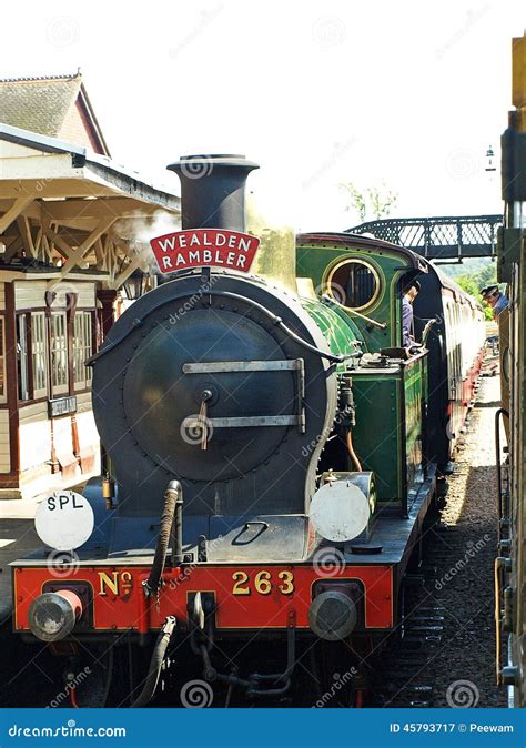 Bluebell Railway Steam Train Engine Editorial Photography Image Of