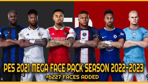 Pes Mega Face Pack Season Aio Faces Added Youtube