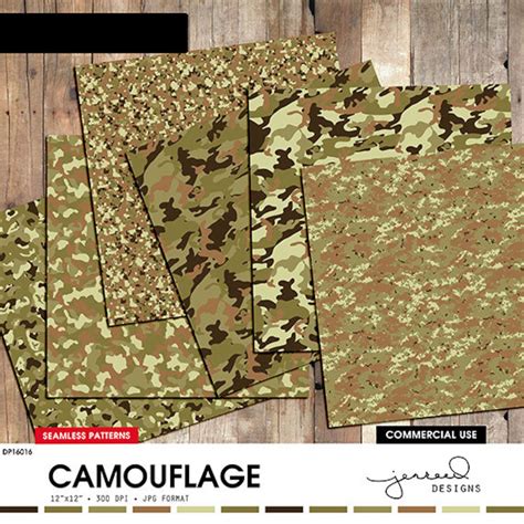 Army Camo Paper Camo Patterns Military Camouflage Etsy