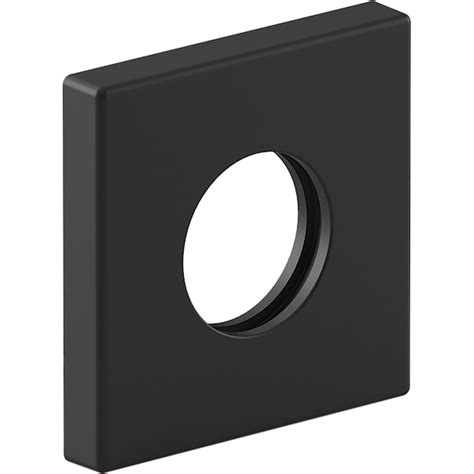 KOHLER Square Shower arm trim kit in Black | The Home Depot Canada