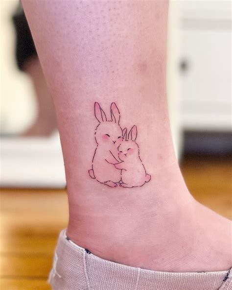 Simple Bunny Tattoo