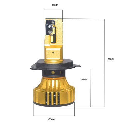 KIT AMPOULES LED H4 GOLD XP AGM VISION