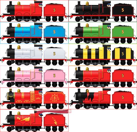 James The Red Engine by Princess-Muffins on DeviantArt