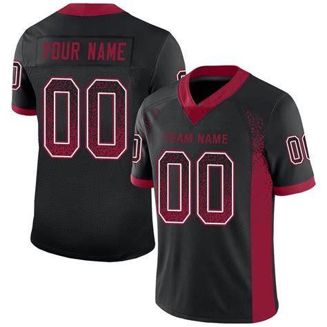 Custom Black Football Jerseys For Men&Women&Youth – Fiitg