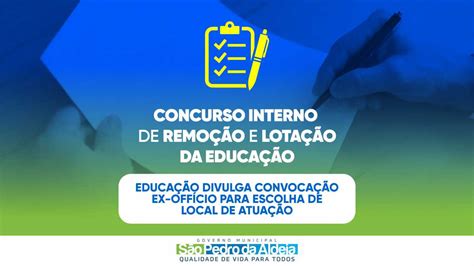 Educação divulga convocação ex offício para escolha de local de atuação