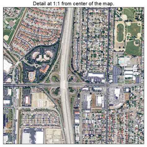 Aerial Photography Map of Milpitas, CA California