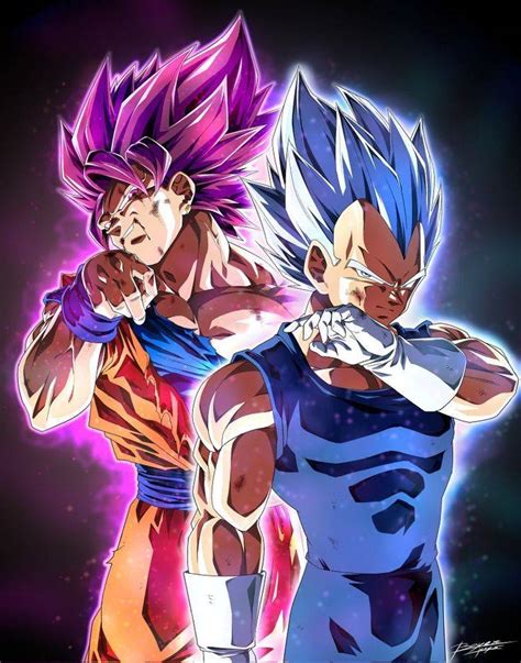 Goku Ultra Ego And Vegeta Ultra Instinto By Bailongsupreme On Deviantart