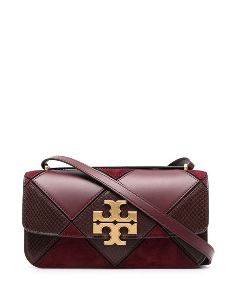 Tory Burch Eleanor Diamond Panelled Shoulder Bag Farfetch