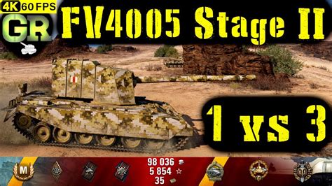 World Of Tanks Fv4005 Stage Ii Replay 8 Kills 6 8k Dmg Patch 1 4 0