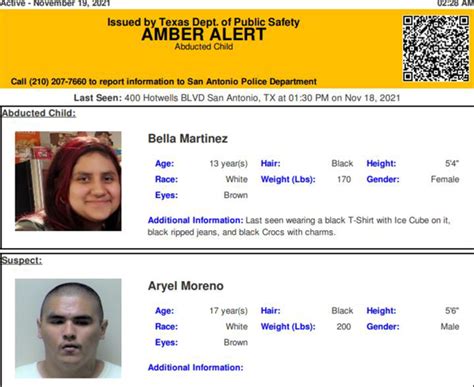 Texas Amber Alert Issued For 13 Year Old Abducted Girl Kvia