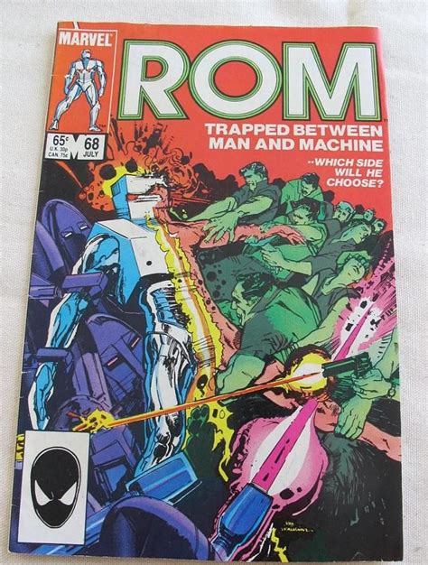 Marvel Comics Rom Spaceknight Comic Book Vol 68 July 1985 Rom Comic