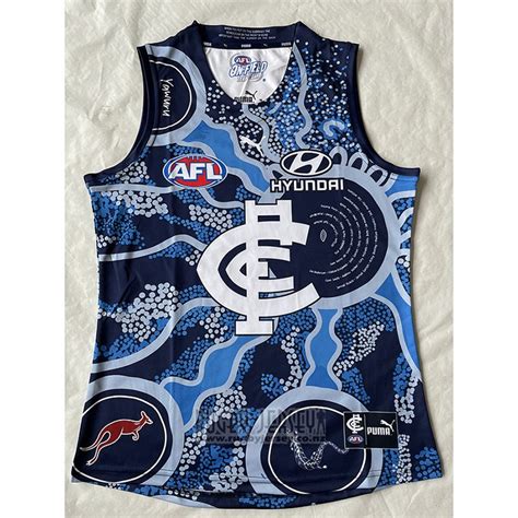 Carlton Blues Afl Guernsey 2022 Indigenous Rugbyjerseyconz