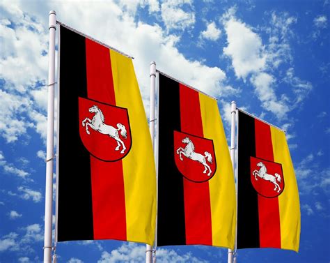 Niedersachsen Flagge bedrucken lassen online günstig kaufen