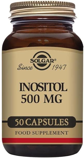 Solgar Inositol Mg Vegetable Capsules Vitamin B Vegan