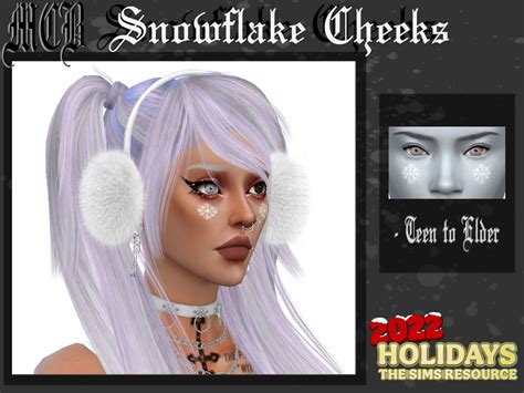 The Sims Resource Snowflake Cheeks