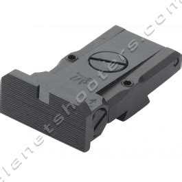 LPA Fully Adjustable Sight Set For CZ 75 Tactical All Black