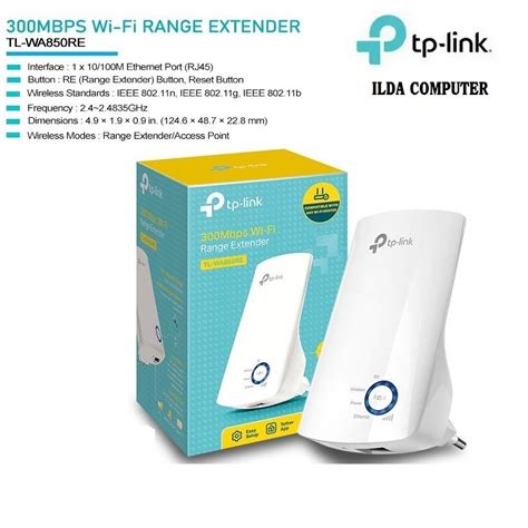 Jual Tp Link 300mbps Universal Wifi Range Extender Tl Wa850re Shopee Indonesia