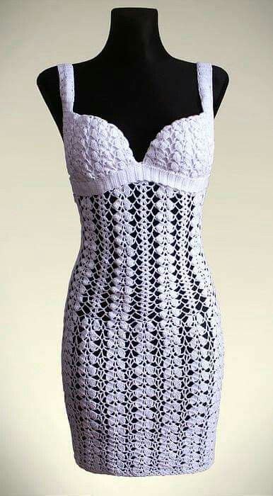 Pin By Mariana Osbu On Blusas Crochet Crochet Summer Dresses White