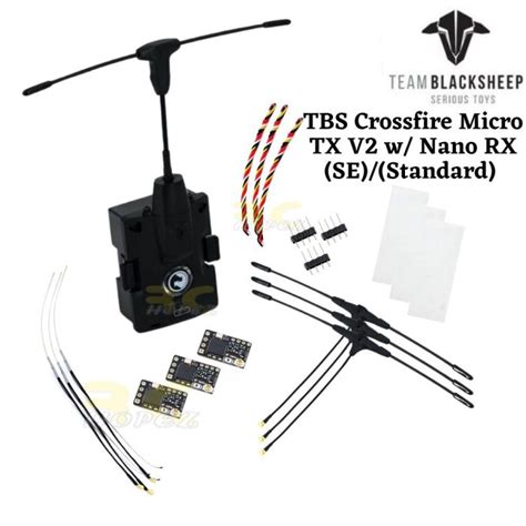 Tbs Crossfire Micro Tx V2 Starter Set W Nano Rx Se Fpv Long Range Compatible For Tx16s Tx12