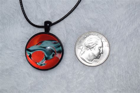 Thundercats Pendant Necklace Eye Of Thundera Black Alloy 50 Cm