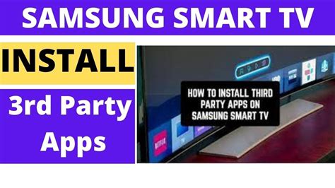 How To Install 3rd Party Apps On Samsung Smart TV YouTube