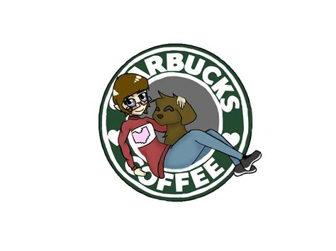 Starbucks logo parody by fluffkindart on DeviantArt