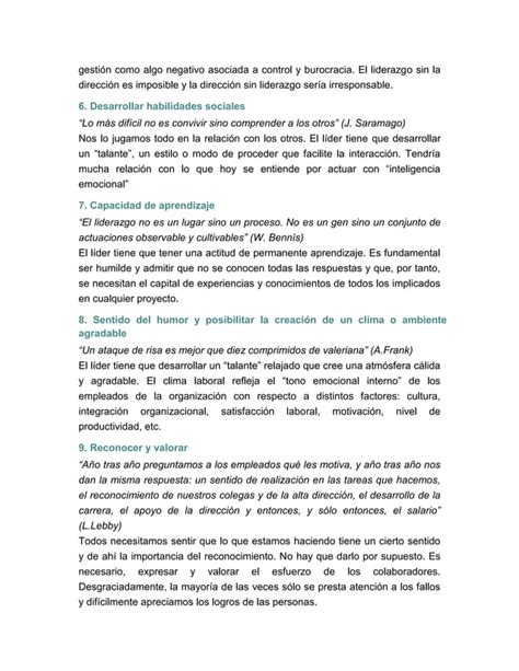 Decalogo De Un Buen Lider Pdf