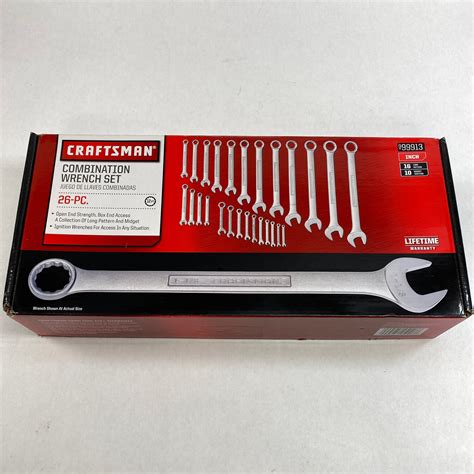 Craftsman 26 Pc Combinations Wrench Set 99913 Shop Tool Swapper